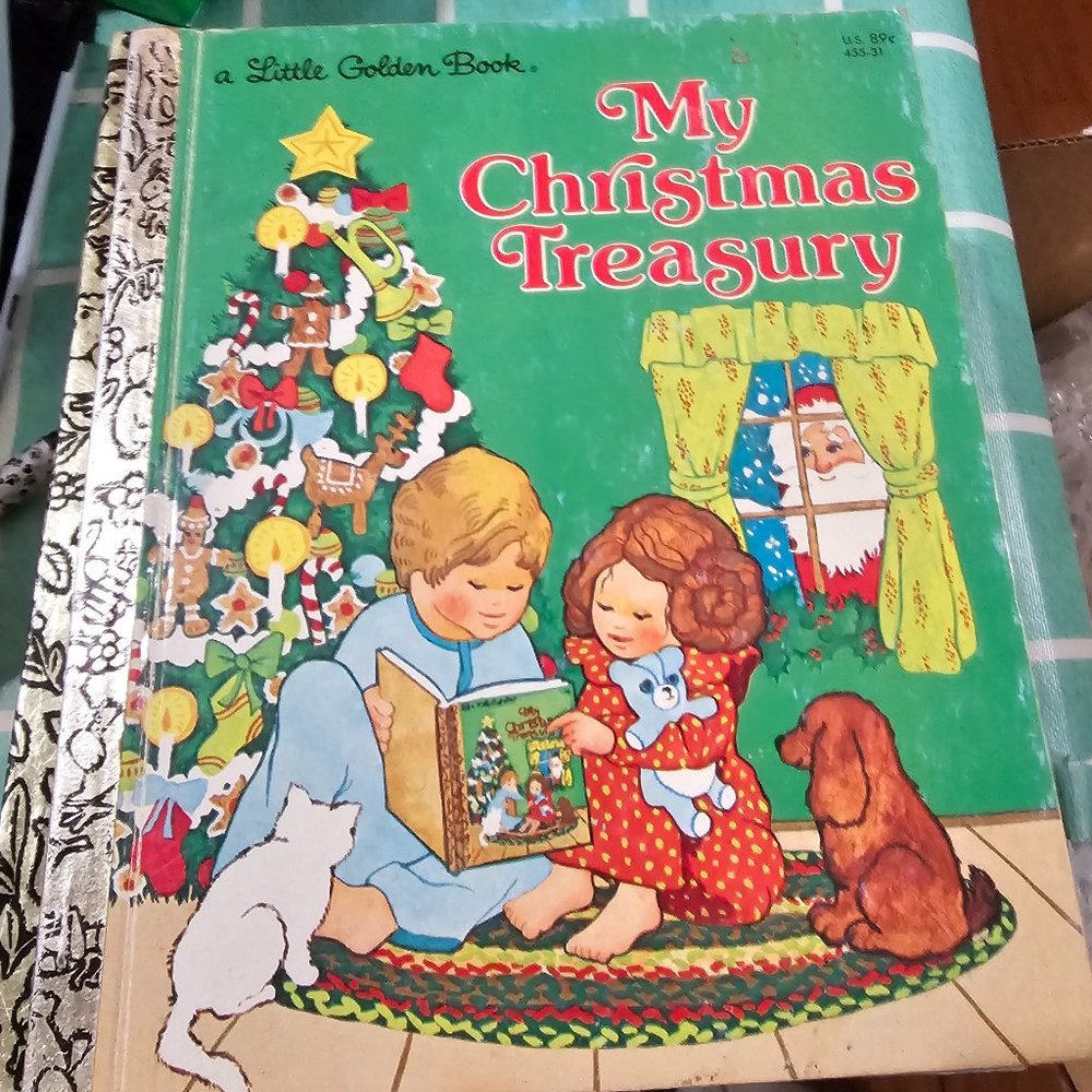 Vintage Christmas Little Golden Book My Christmas treasure